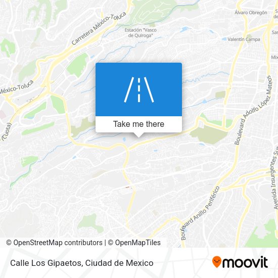 Mapa de Calle Los Gipaetos