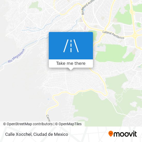 Mapa de Calle Xocchel