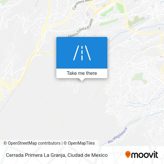 Cerrada Primera La Granja map