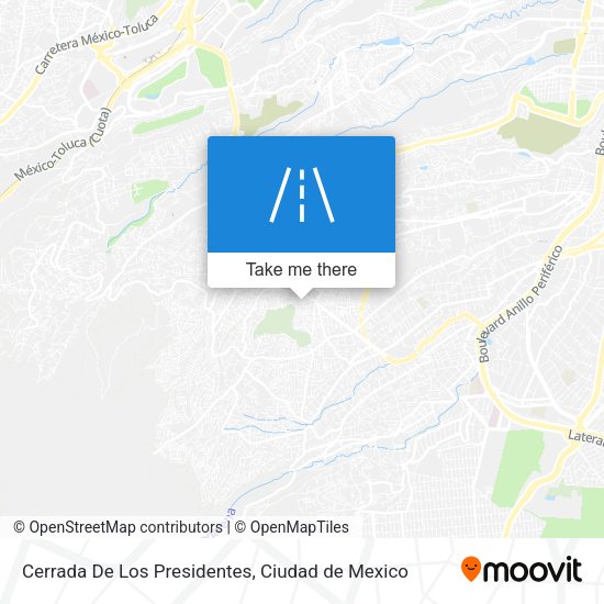 Mapa de Cerrada De Los Presidentes