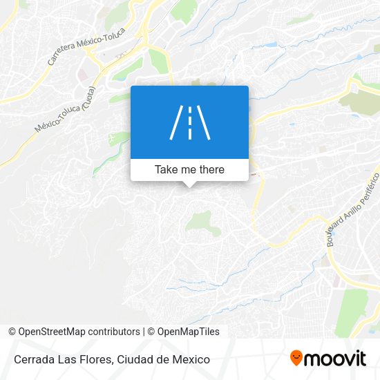 Cerrada Las Flores map