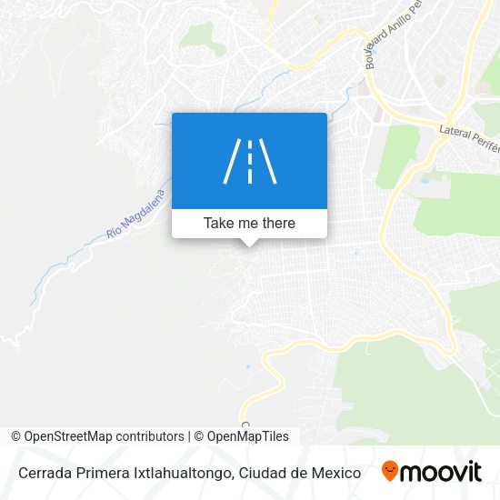 Cerrada Primera Ixtlahualtongo map