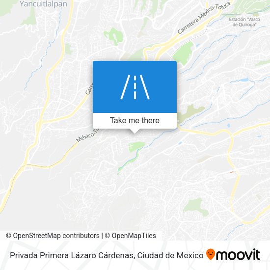 Privada Primera Lázaro Cárdenas map