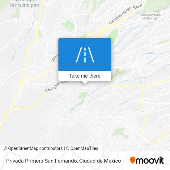 Privada Primera San Fernando map