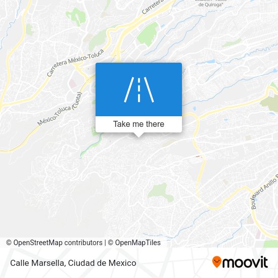 Calle Marsella map