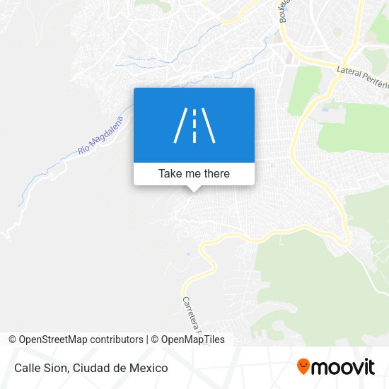 Mapa de Calle Sion