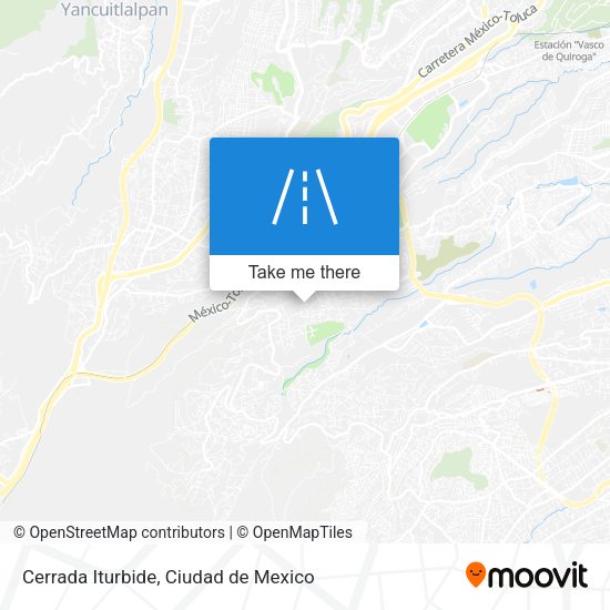 Mapa de Cerrada Iturbide