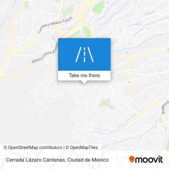 Cerrada Lázaro Cárdenas map