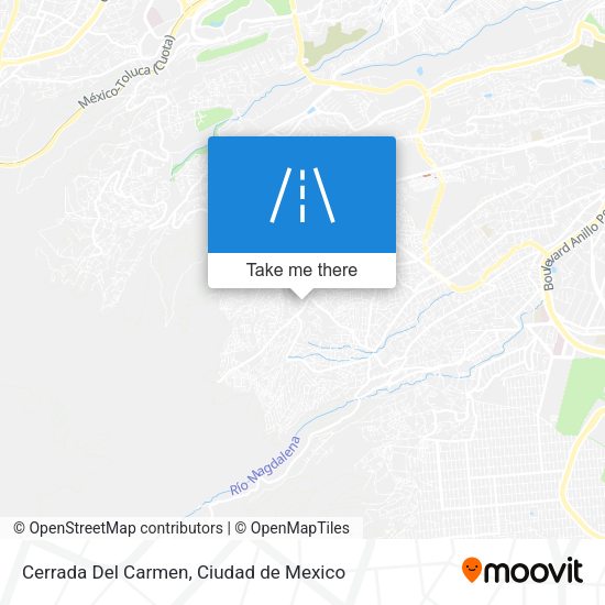 Cerrada Del Carmen map