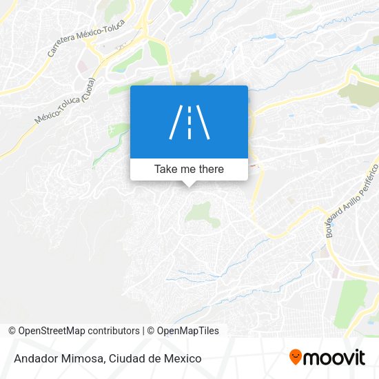 Mapa de Andador Mimosa