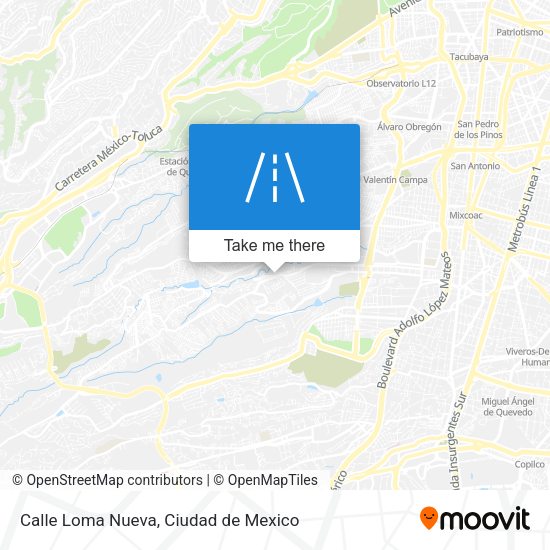 Mapa de Calle Loma Nueva