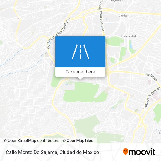 Mapa de Calle Monte De Sajama