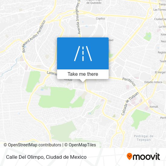 Mapa de Calle Del Olimpo