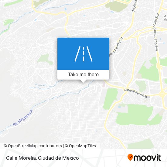 Mapa de Calle Morelia