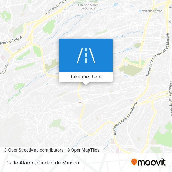 Calle Álamo map