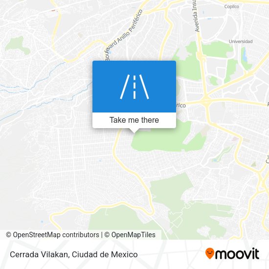Cerrada Vilakan map