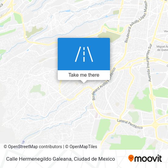 Mapa de Calle Hermenegildo Galeana