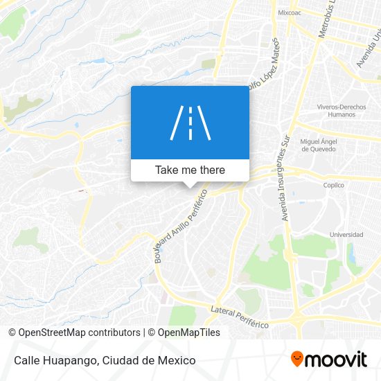 Calle Huapango map