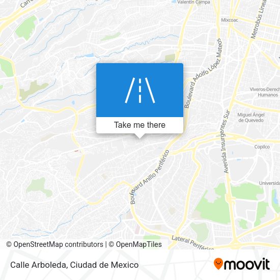 Calle Arboleda map