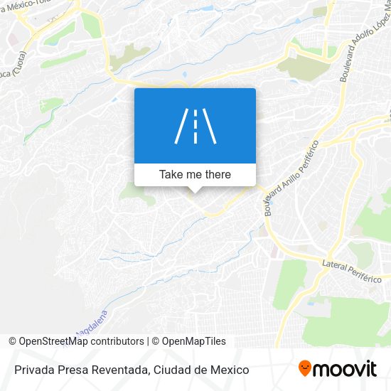 Mapa de Privada Presa Reventada