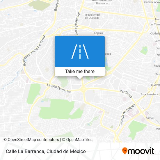 Calle La Barranca map