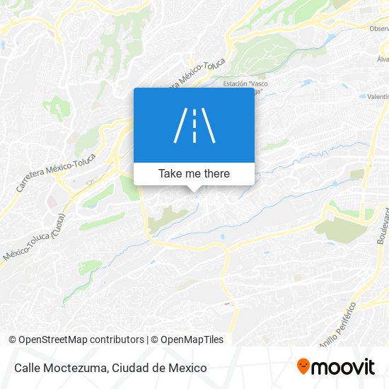 Mapa de Calle Moctezuma