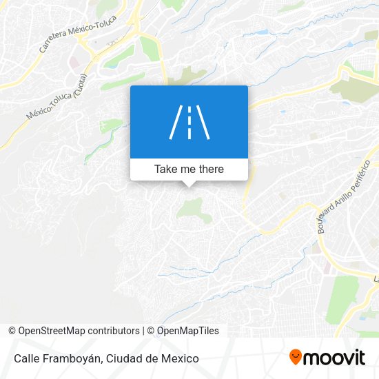 Calle Framboyán map