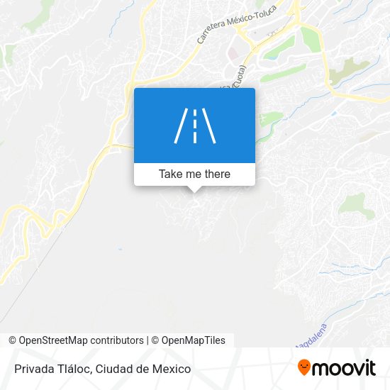 Privada Tláloc map