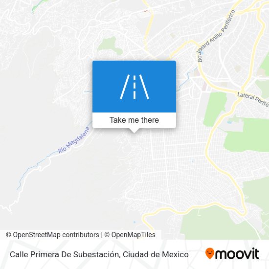 Calle Primera De Subestación map