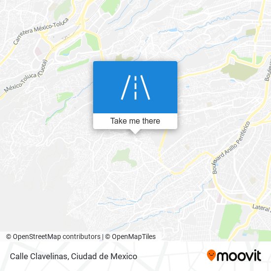 Calle Clavelinas map