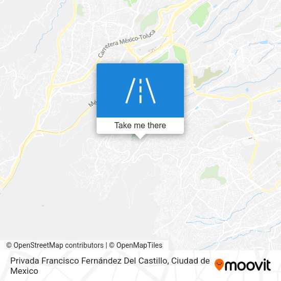 Privada Francisco Fernández Del Castillo map