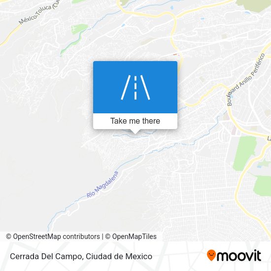 Mapa de Cerrada Del Campo