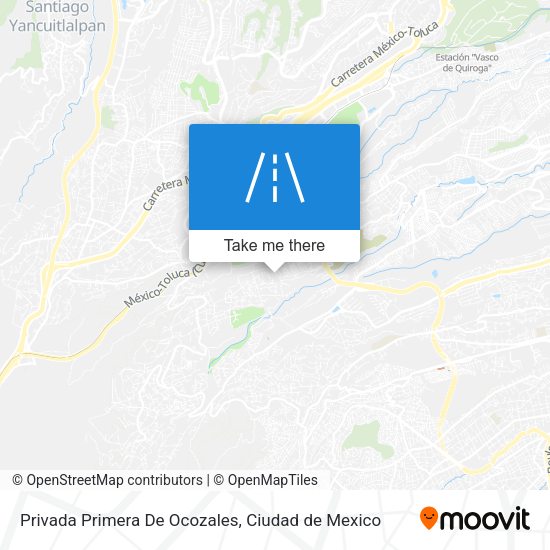 Privada Primera De Ocozales map
