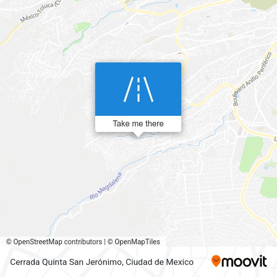 Cerrada Quinta San Jerónimo map