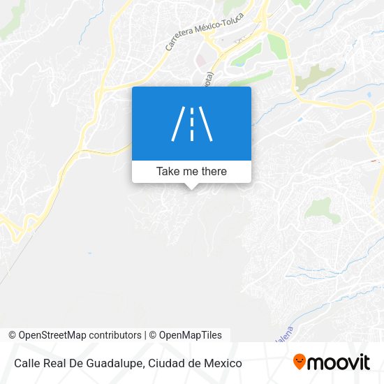 Mapa de Calle Real De Guadalupe
