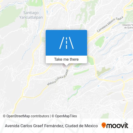 Avenida Carlos Graef Fernández map
