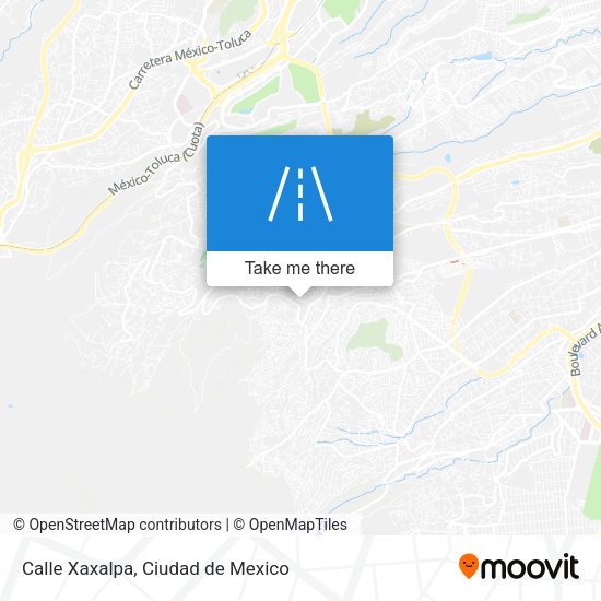 Calle Xaxalpa map