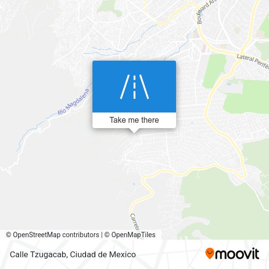 Mapa de Calle Tzugacab