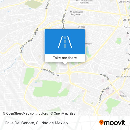 Calle Del Cenote map