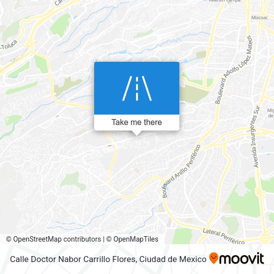 Calle Doctor Nabor Carrillo Flores map