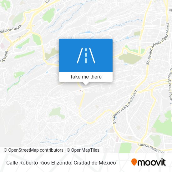Mapa de Calle Roberto Ríos Elizondo