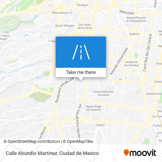 Mapa de Calle Abundio Martínez
