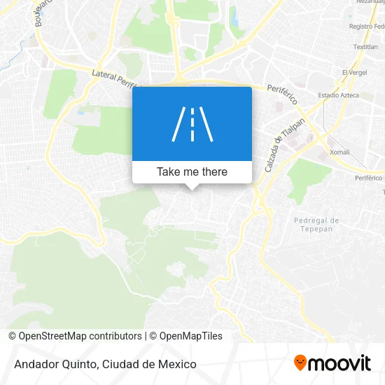 Andador Quinto map