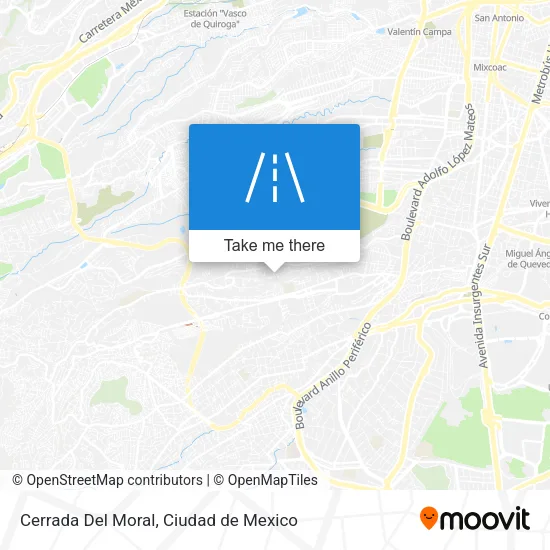Mapa de Cerrada Del Moral
