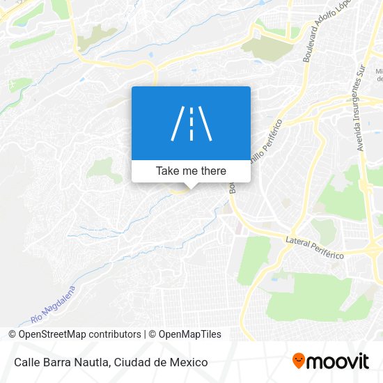 Mapa de Calle Barra Nautla