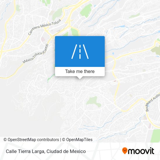 Calle Tierra Larga map
