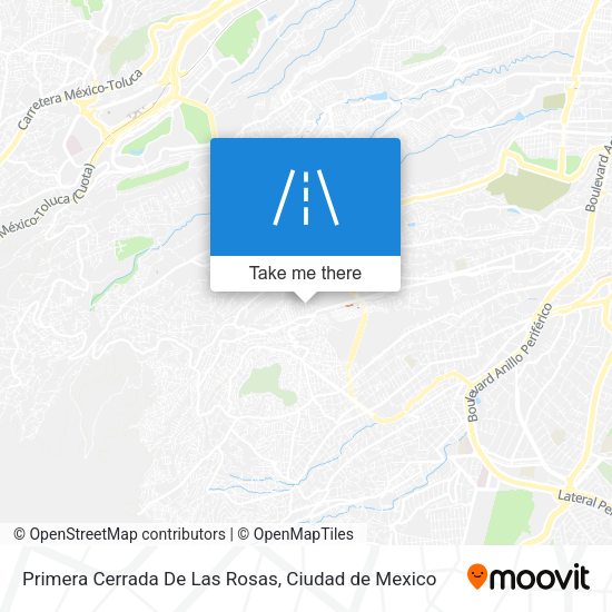 Mapa de Primera Cerrada De Las Rosas