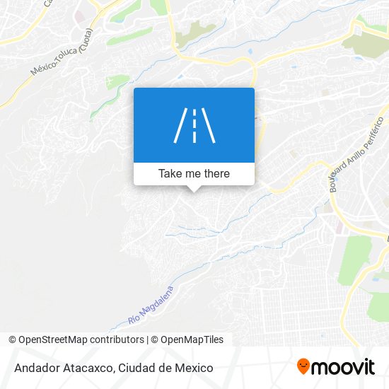 Andador Atacaxco map
