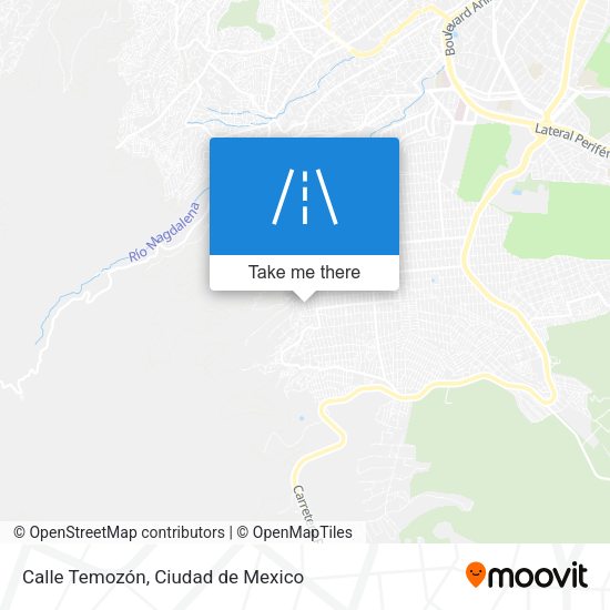 Mapa de Calle Temozón