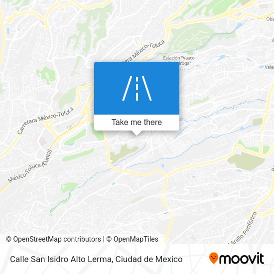 Calle San Isidro Alto Lerma map